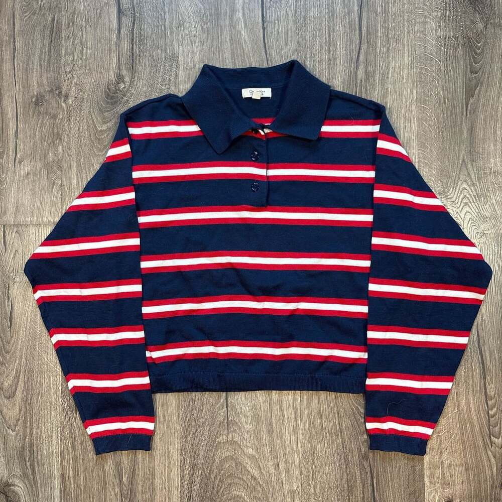 Women’s Striped Cropped Shirt